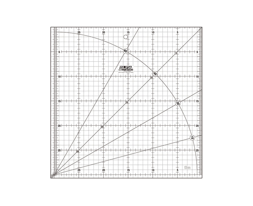 Regla de acrílico de 30cm x 30cm - "OLFA MQR-30X30"