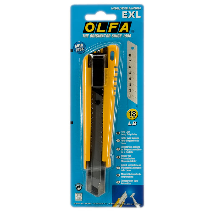 Cutter para uso rudo económico de 18mm - "OLFA EXL"